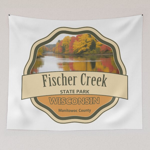 Item preview, Fischer Creek State Recreation Area, Manitowoc County, Wisconsin designed and sold by Wanderful-roads.