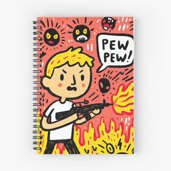 Item preview, Crayon Hero Saves World With Pew Pew designed and sold by Piotrek0001.