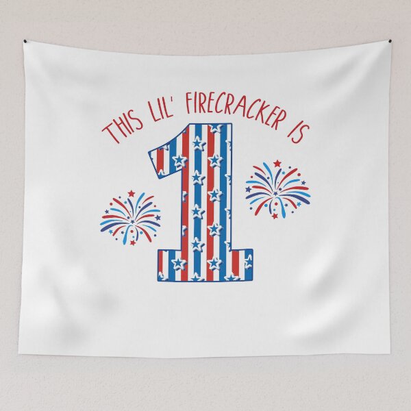 Item preview, First Birthday First Birthday 4th Of July Birthday Little Firecracker designed and sold by XuanhieuBp.
