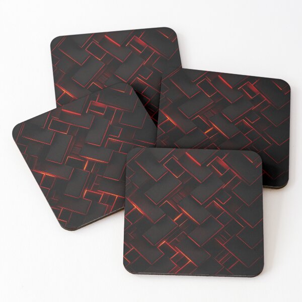 Item preview, Crimson Grid designed and sold by Kaleidoscope Print.