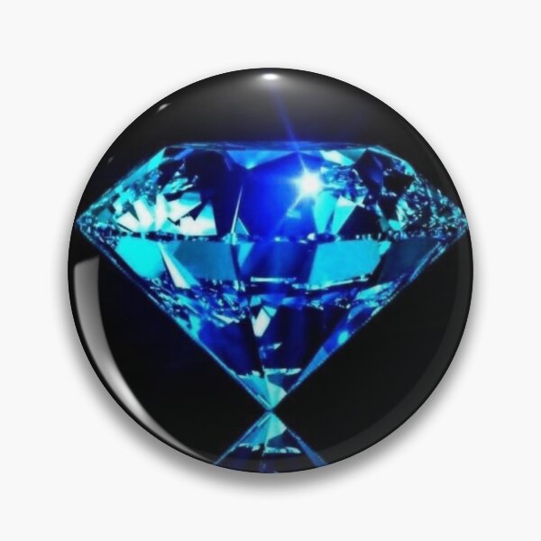 Item preview, beautiful shiny blue diamond design designed and sold by NivyasArtistry.