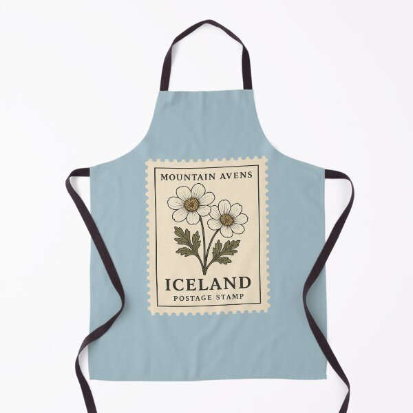Item preview, Mountain Avens Iceland Postage Stamp Vintage Botanical designed and sold by Planthem.