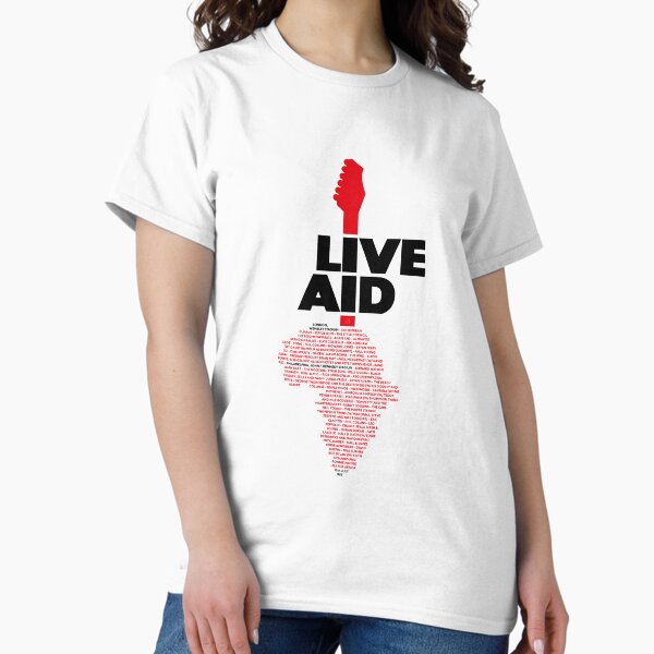 Item preview, Live Aid 1985 black list designed and sold by Andrea Gatti Art.