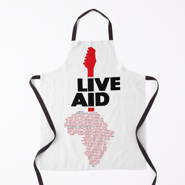 Item preview, Live Aid 1985 black list designed and sold by Andrea Gatti Art.