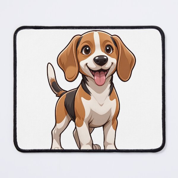 Item preview, cute dog designed and sold by kavitartsanta.