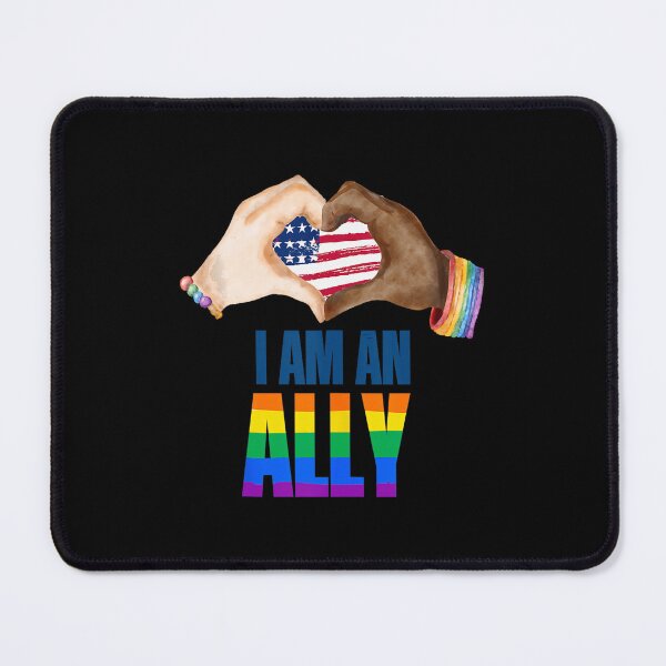 Item preview, I Am An Ally LGBTQ Lesbian Gay Trans Pan Queer Gift designed and sold by SpeedyPrints.
