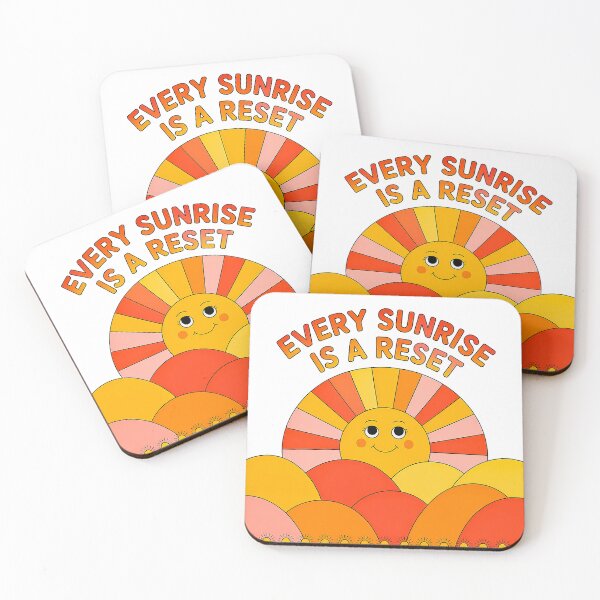Item preview, Every Sunrise Is A Reset Retro Shirt designed and sold by Amanda's Factory.