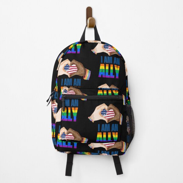 Aperçu de l'œuvre Je suis un allié LGBTQ Lesbienne Gay Trans Pan Queer Cadeau créée et vendue par SpeedyPrints.
