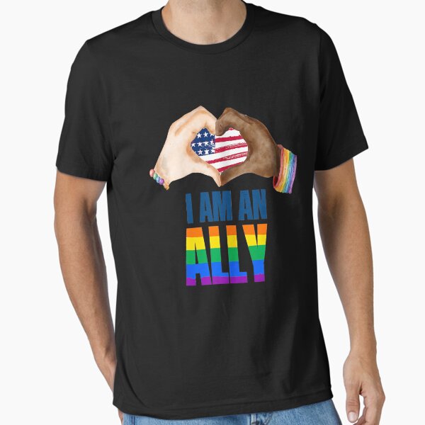 Item preview, I Am An Ally LGBTQ Lesbian Gay Trans Pan Queer Gift designed and sold by SpeedyPrints.
