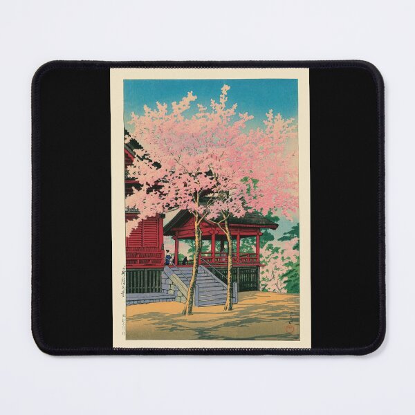 Item preview, Kiyomizu Hall, Ueno by Hasui Kawase | Japanese Temple Poster | Japandi Historical Architecture Print designed and sold by artofuniverse.