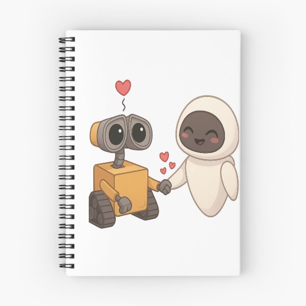 Artikelvorschau, Wall-E und Eve süß entworfen und verkauft von pookieCatt.