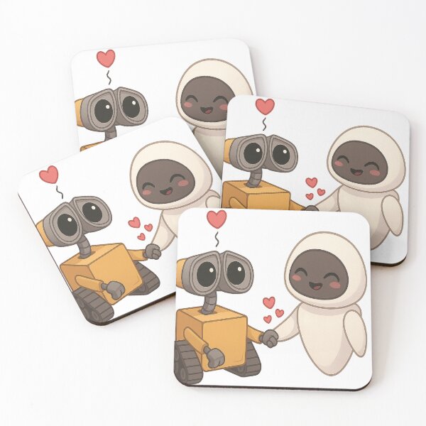 Item preview, Wall-E and Eve cute  designed and sold by pookieCatt.