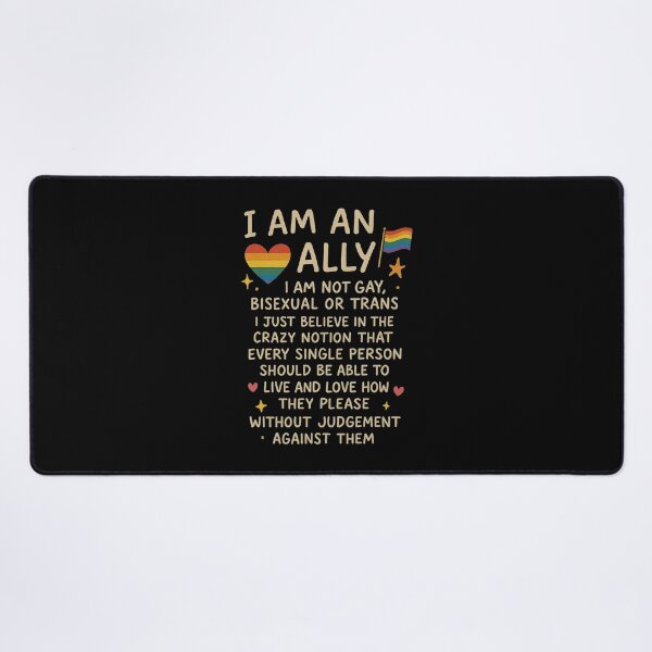 Item preview, Retro I Am An Ally I'm Not Gay Bisexual Or Trans designed and sold by SpeedyPrints.