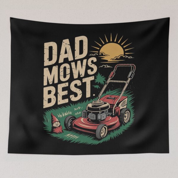 Item preview, Dad Mows Best Lawn Care Fathers Day Garden Dad designed and sold by SpeedyPrints.