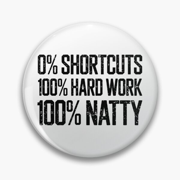 Item preview, 0% Shortcuts - 100% Natty designed and sold by 2357 Designs.