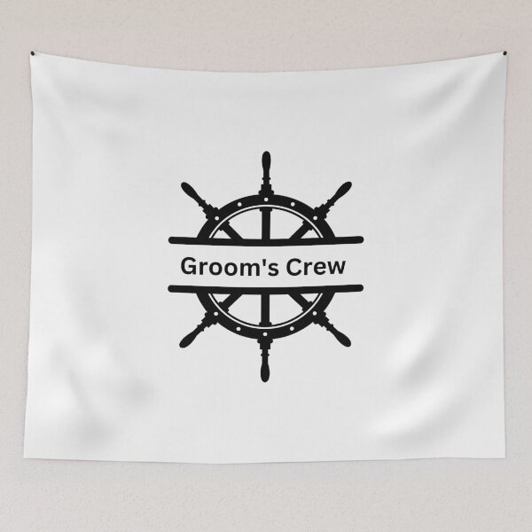 Item preview, Groom's Crew – Nautical Bachelor Party Cruise Shirt for Groomsmen designed and sold by BYTRINOOO.