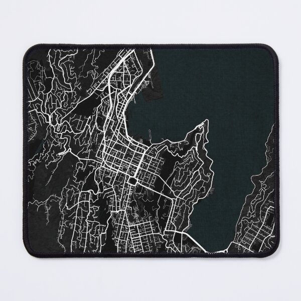 Item preview, Wellington City Map of New Zealand - Dark designed and sold by deMAP.