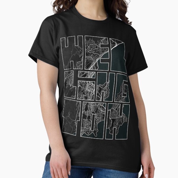 Item preview, Wellington City Map of New Zealand - Dark designed and sold by deMAP.