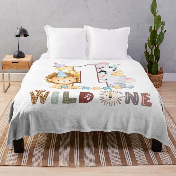 Item preview, Wild One First Birthday Safari Jungle Zoo Animals Party designed and sold by XuanhieuBp.