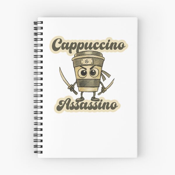 Item preview, Cappuccino Assassino – Pastel Watercolor Brainrot Character designed and sold by EmeraldeaArt.
