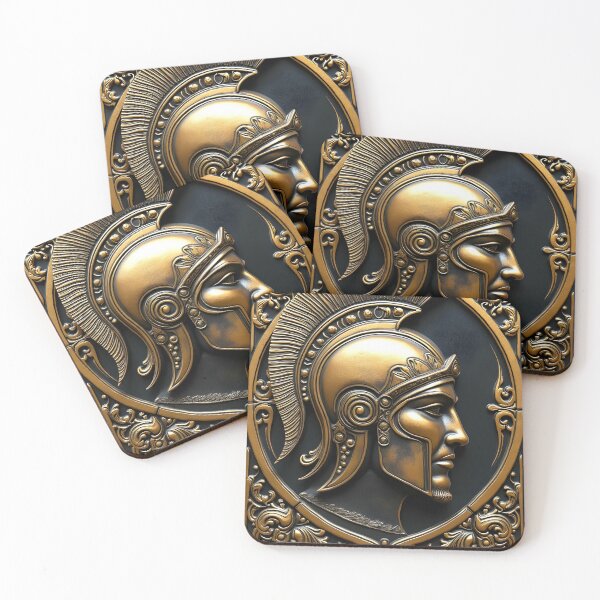 Item preview, Golden Spartan Warrior designed and sold by ShadowAndSlate.