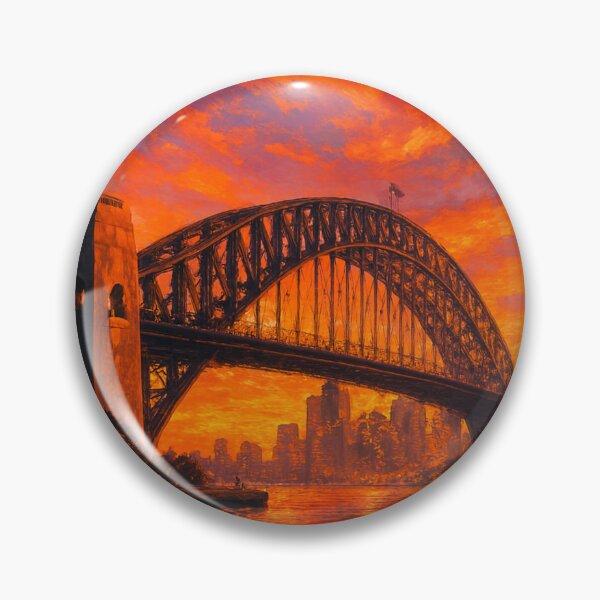 Item preview, Sydney Bridge in a play of colors designed and sold by Sigtrix.