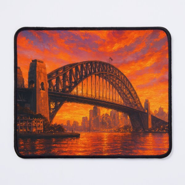 Item preview, Sydney Bridge in a play of colors designed and sold by Sigtrix.