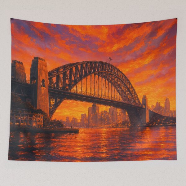 Item preview, Sydney Bridge in a play of colors designed and sold by Sigtrix.