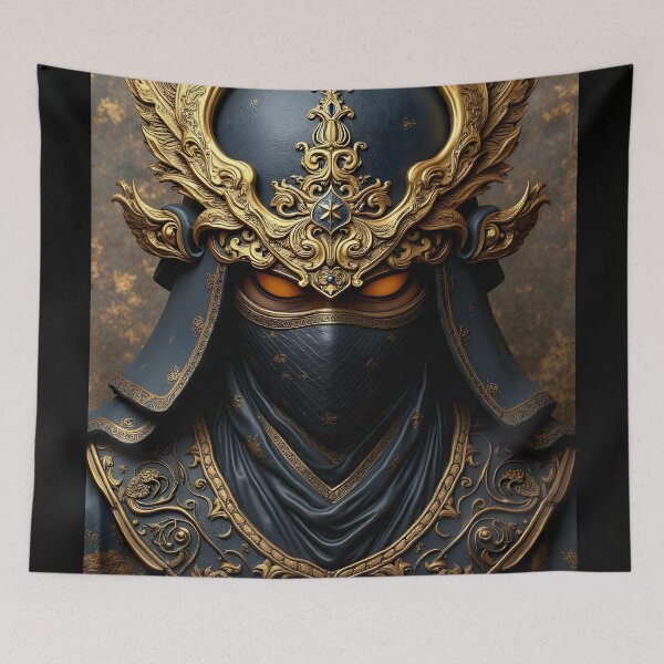 Item preview, Obsidian Samurai Sentinel designed and sold by ShadowAndSlate.