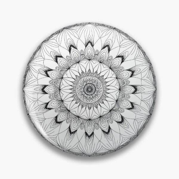 Item preview, Mandala - Intricate geometric patterns black and white  designed and sold by catcurio.