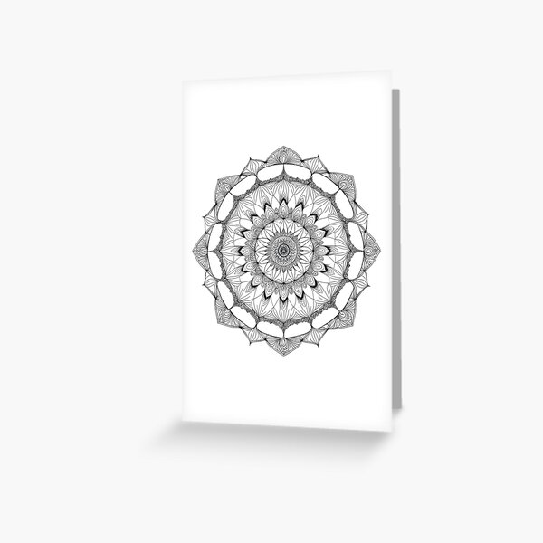 Item preview, Mandala - Intricate geometric patterns black and white  designed and sold by catcurio.
