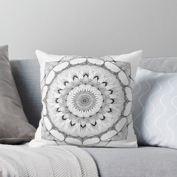 Item preview, Mandala - Intricate geometric patterns black and white  designed and sold by catcurio.