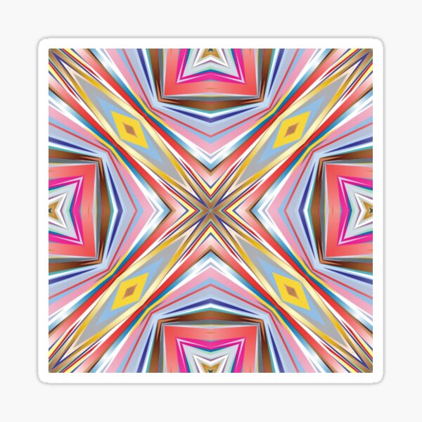 Item preview, prismatic art abstract explode seamless colorful repeat pattern designed and sold by Abrahamjrnd.