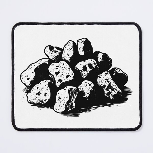 Item preview, Piled Rocks Stacked Stone Pumice Mineral Quarry Gem designed and sold by inkoutninja.