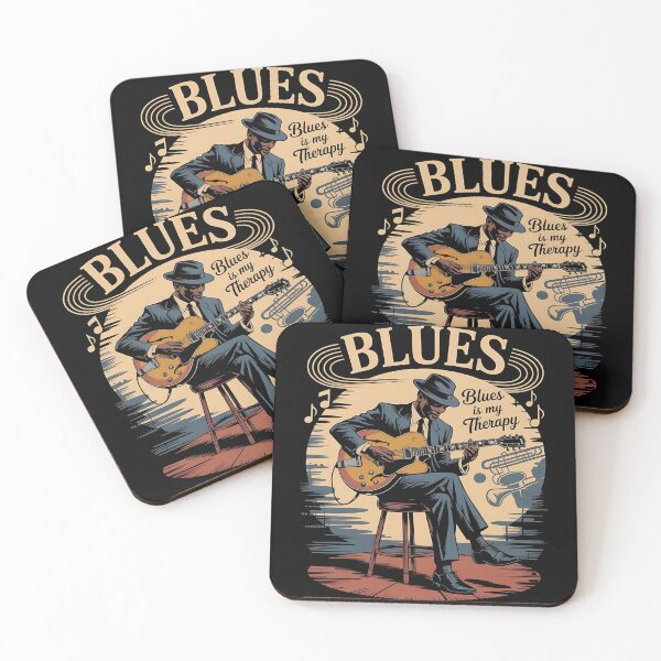 Item preview, Blues is my therapy - Blues for you - Easy blues - Blues is everything you need - I wish i had a blues - Blues for everyone - The home of blues - Blues make everything better designed and sold by JansenGS.