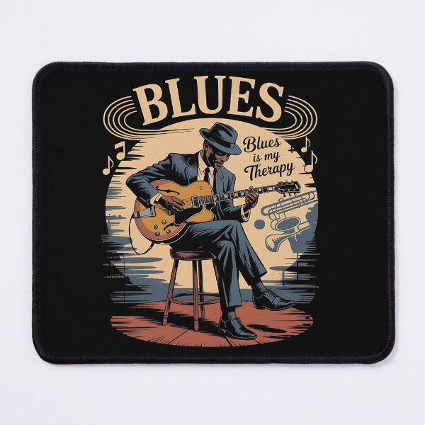 Item preview, Blues is my therapy - Blues for you - Easy blues - Blues is everything you need - I wish i had a blues - Blues for everyone - The home of blues - Blues make everything better designed and sold by JansenGS.
