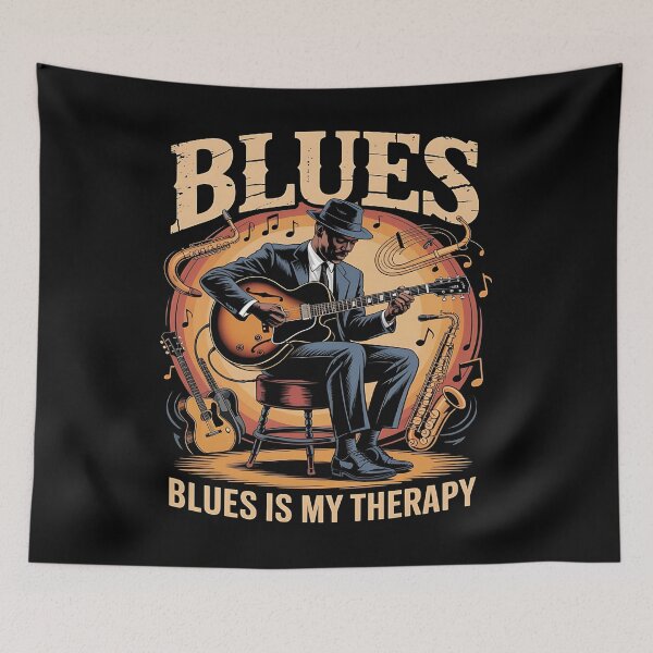 Item preview, Blues is my therapy - Show me the blues - Driven by blues - Blues is my world - Blues for all time - It must be blues - Inspired by blues designed and sold by JansenGS.