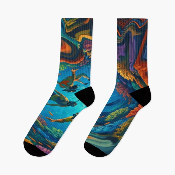 Item preview, Colorful snorkeling in the ocean designed and sold by Sigtrix.