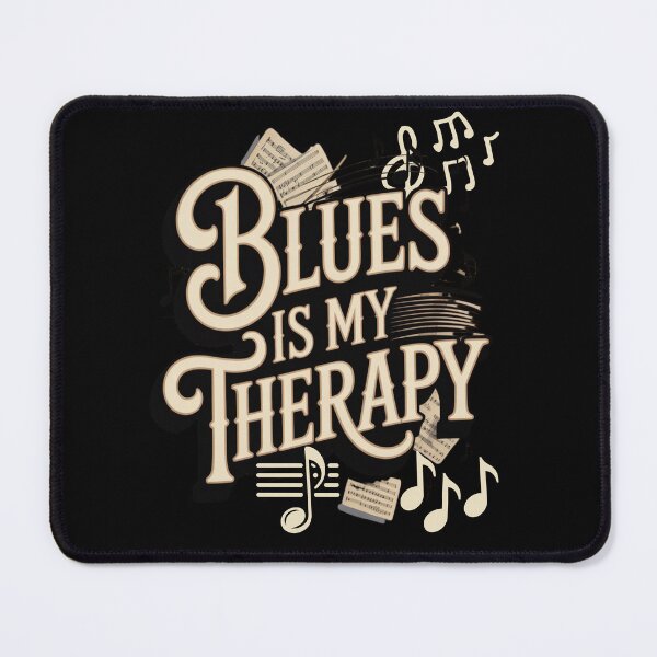 Item preview, Blues is my therapy - The American way of blues - My way is blues - Lucky blues - For the love of blues - Blues just the best - Feel the blues - Blues is my passion designed and sold by JansenGS.