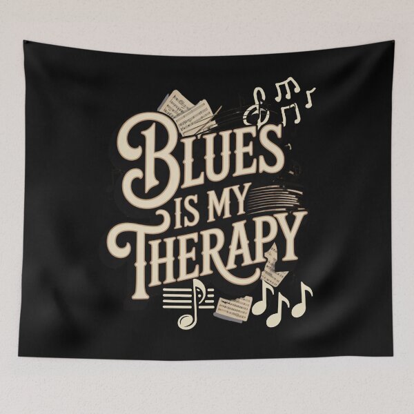 Item preview, Blues is my therapy - The American way of blues - My way is blues - Lucky blues - For the love of blues - Blues just the best - Feel the blues - Blues is my passion designed and sold by JansenGS.