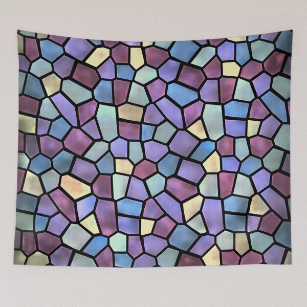 Item preview, Stained glass pattern: dark pastel designed and sold by SpectrumShine.
