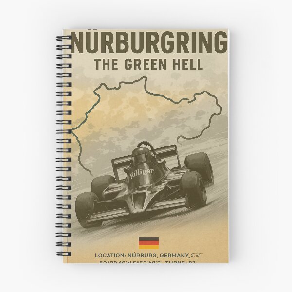 Item preview, Nürburgring the Green Hell vintage poster designed and sold by Racing Art Store 2025.