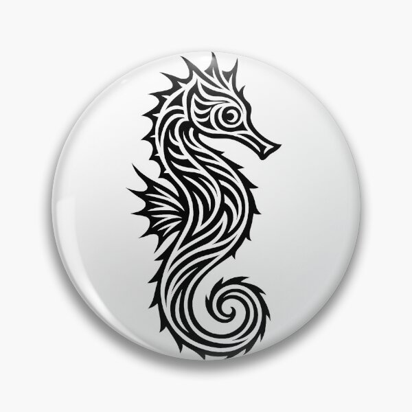 Item preview, Tribal seahorse designed and sold by SpectrumShine.
