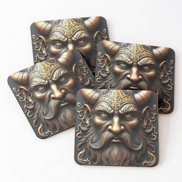 Item preview, Ironclad Norse Viking Deity designed and sold by ShadowAndSlate.