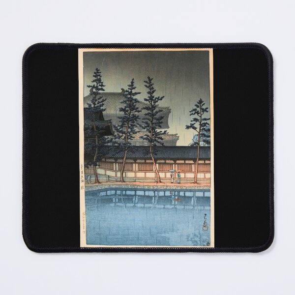 Item preview, Daibutsu-den, Nara by Hasui Kawase | Japanese Temple Poster | Japandi Cultural Landmark Wall Decor designed and sold by artofuniverse.