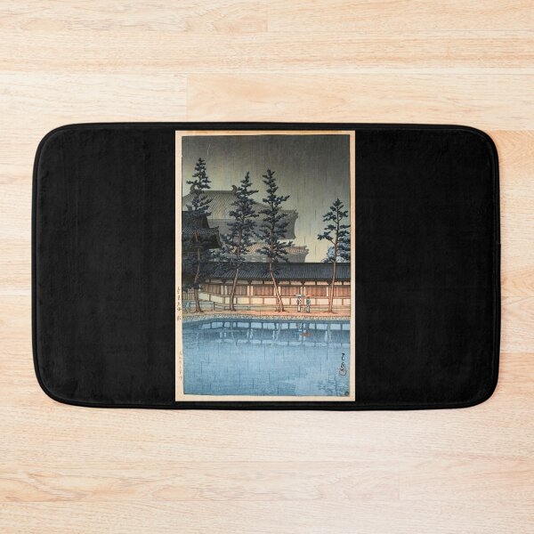 Item preview, Daibutsu-den, Nara by Hasui Kawase | Japanese Temple Poster | Japandi Cultural Landmark Wall Decor designed and sold by artofuniverse.
