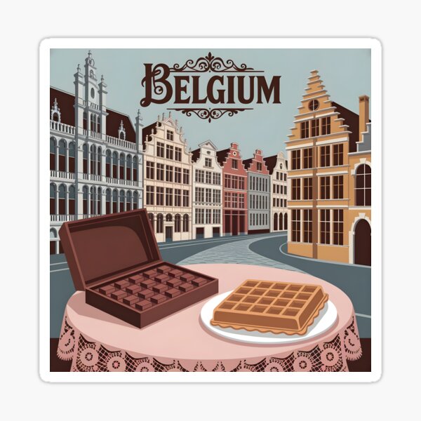 Item preview, Belgium: Vintage Historic & Culinary Delights designed and sold by LSV-Art.