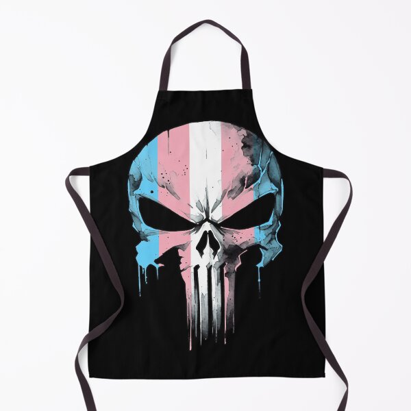 Item preview, Trans Pride Guardian Skull designed and sold by Probably Fine Designs.