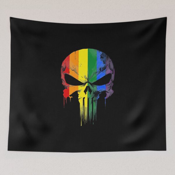 Item preview, Pride Guardian Skull designed and sold by Probably Fine Designs.