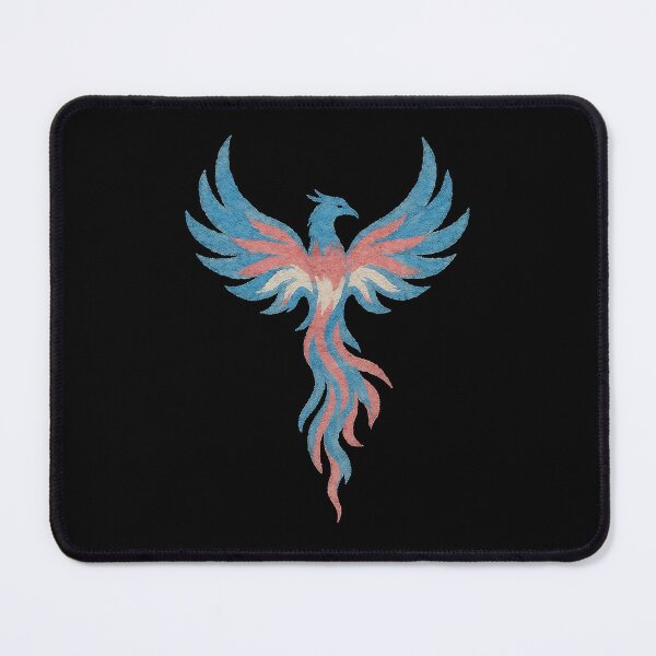 Item preview, Trans Pride Phoenix designed and sold by Probably Fine Designs.